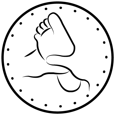 Sticker réflexologie pied et mains